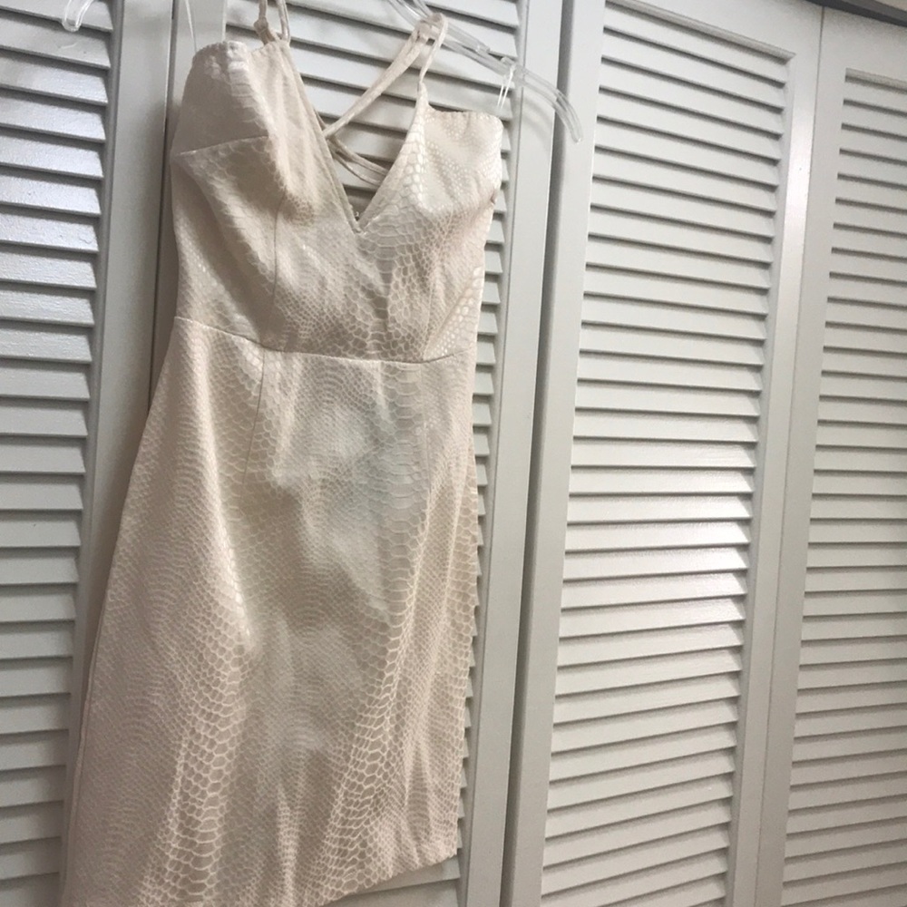 Fitted mini dress